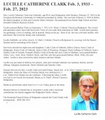 Lucille Clark was the Last surviving family member of John and Gertrude Sobieski.